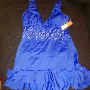 Blue Apt 9 Swim Suit